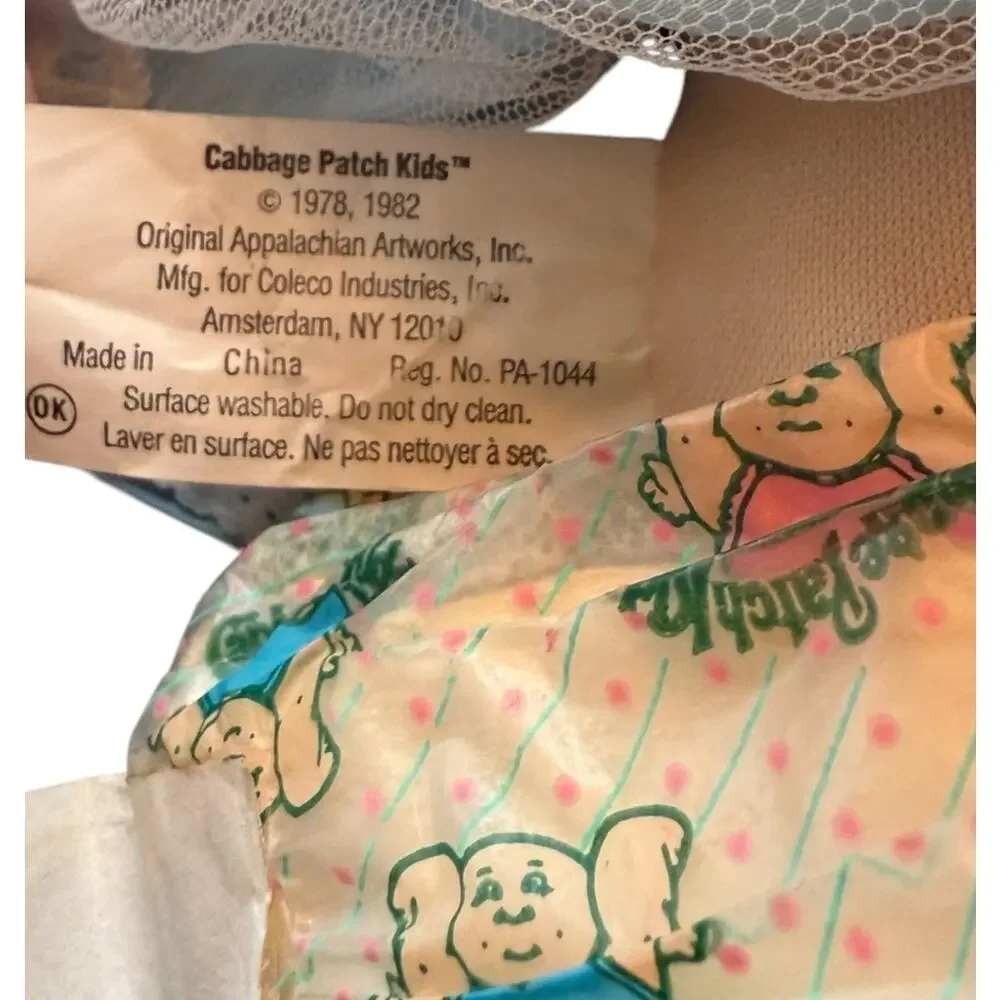 Cabbage Patch Kids Cornsilk Doll 1986 Coleco HM10 Tooth Diaper